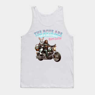 The Boys Are Back In Town Easter Tank Top